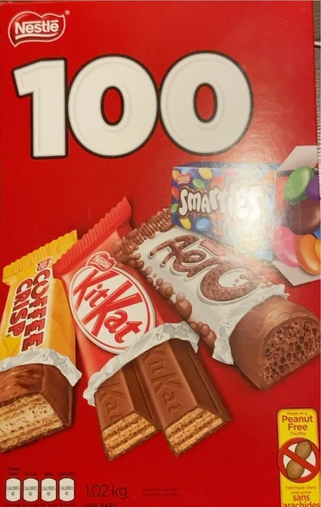 Chocolate bars variety snack size count