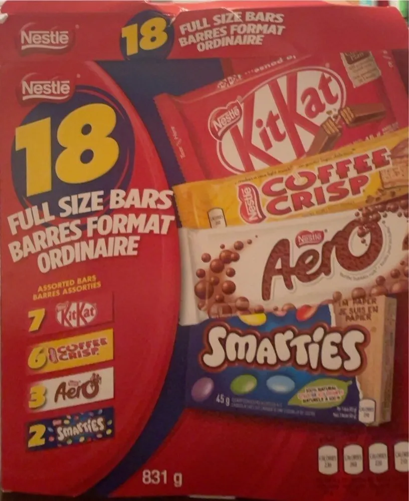 Full size bars bars kit kat