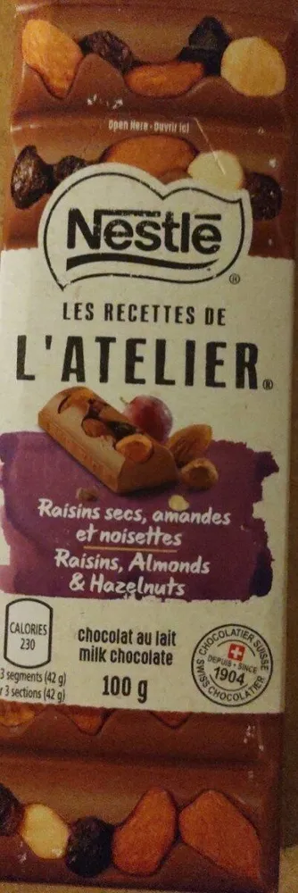Les recettes de L'ATELIER