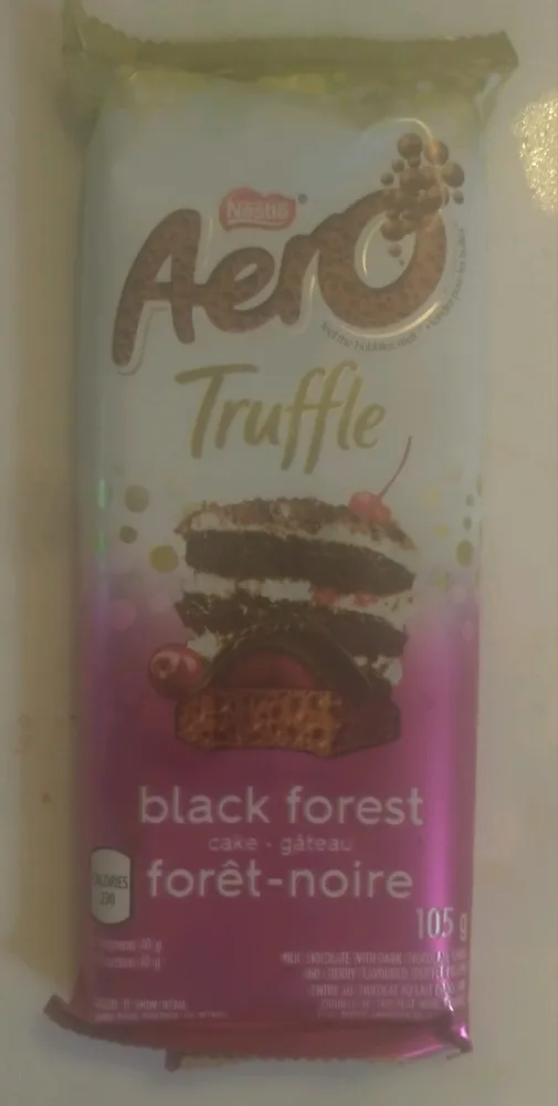 Black Forest Cake Aero Truffle Bar