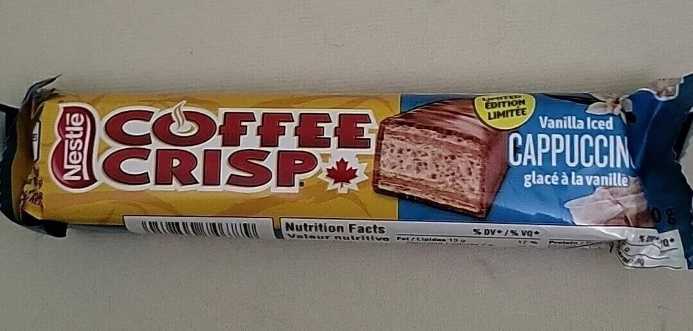 Coffee Crisp Cappuccino glacé à la vanille
