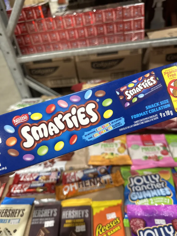 Smarties snack size