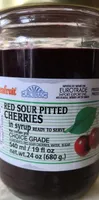 Red Sour pitted Cheries in syrup