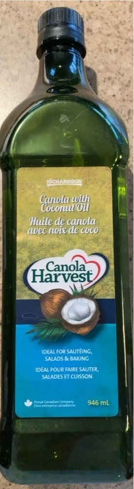 Huile de canola avec noix de coco