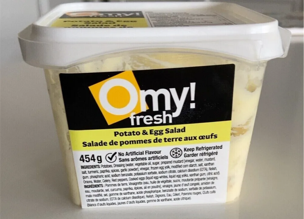 Salade de pommes de terre aux oeufs
