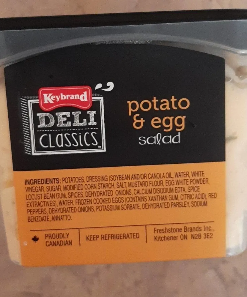 Potato and egg salad