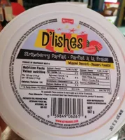 Parfait à la fraise