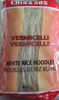 Nouille de riz blanc