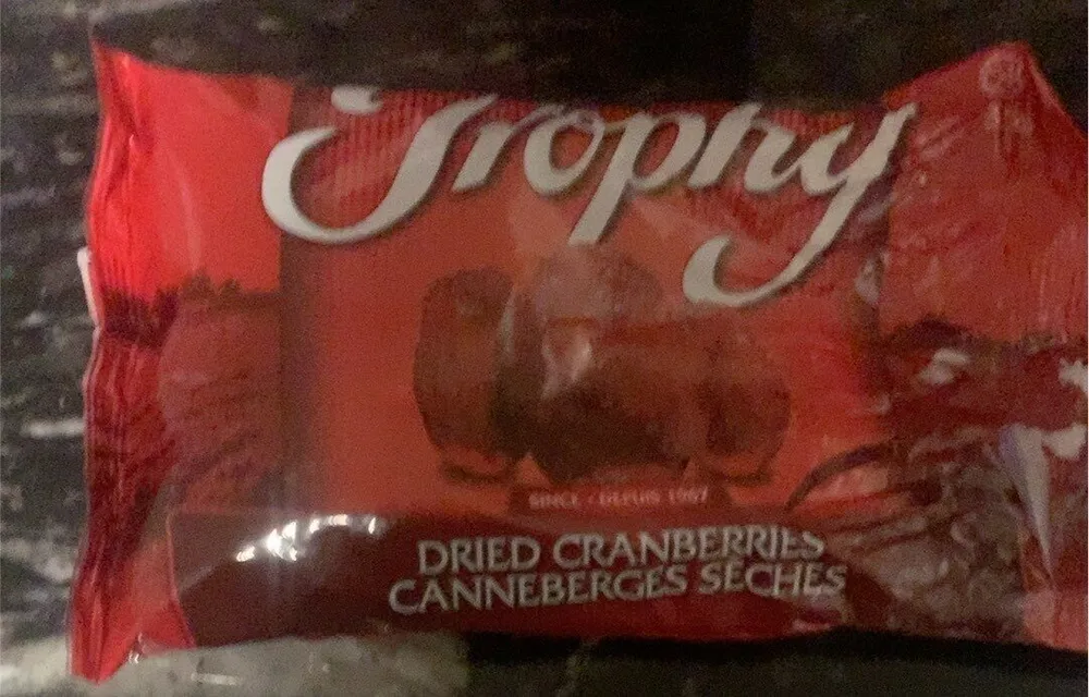 Dried cranberries