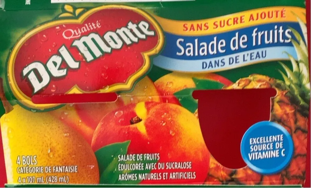 Salade de fruits dans de l’eau