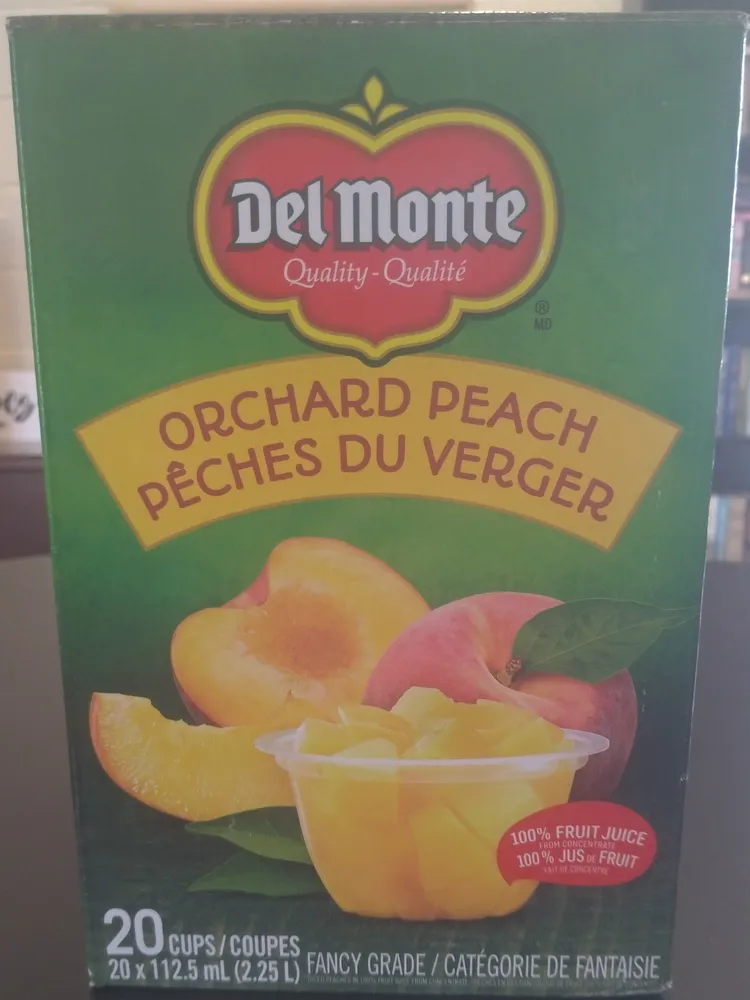 Orchard Peach Fruit Cups