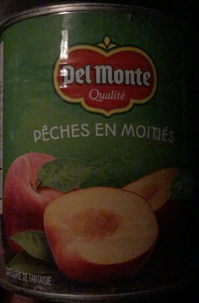 Peches en moitie