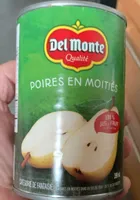 Poires en moitié
