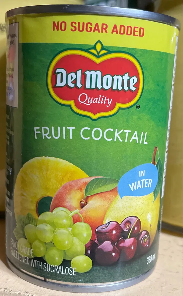 Fruit Cocktail in water