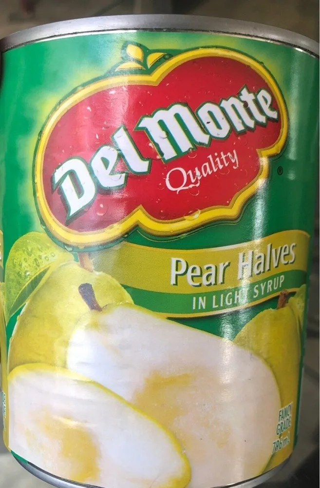 Poires en Moitiés