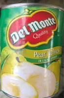 Poires en Moitiés