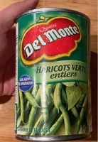 Haricots verts entiers