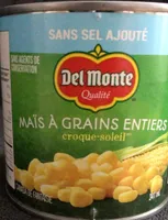 Mais en grains entiers