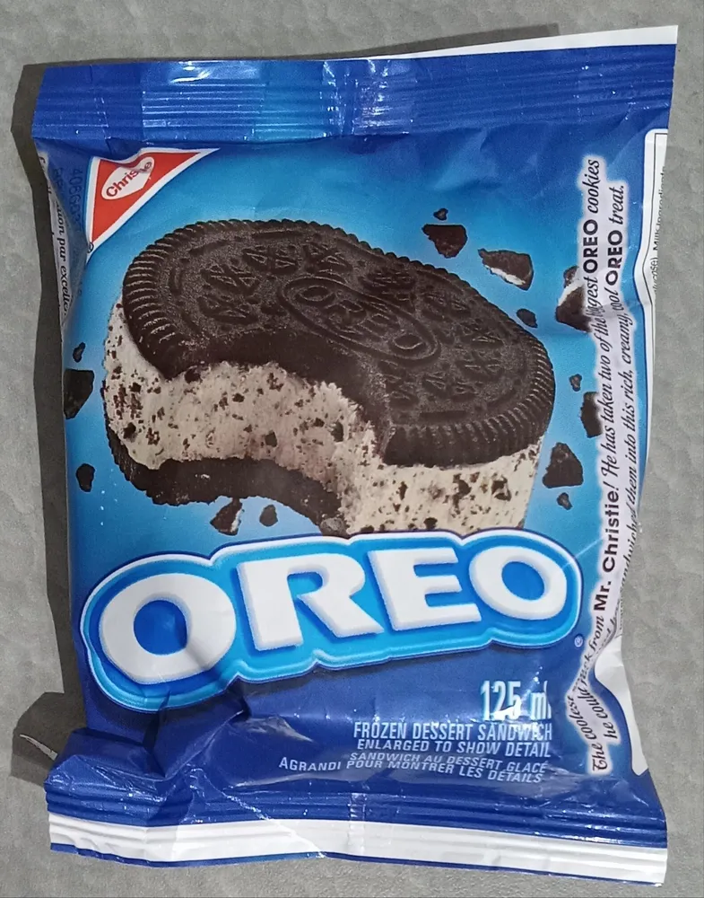 Oreo Frozen Dessert Sandwich