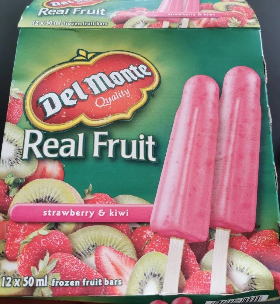 Frozen fruit bars