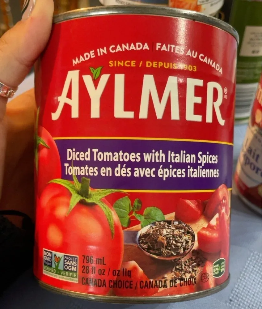 Diced Tomatoes With Italian Spices