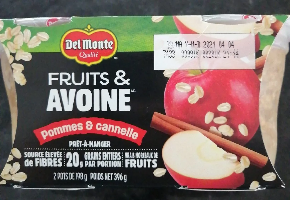 Fruits et avoine