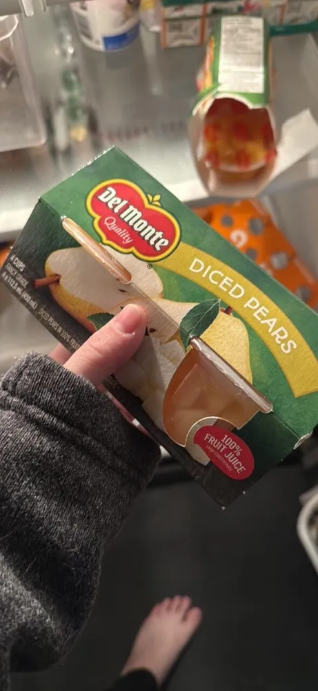 Poires en dés