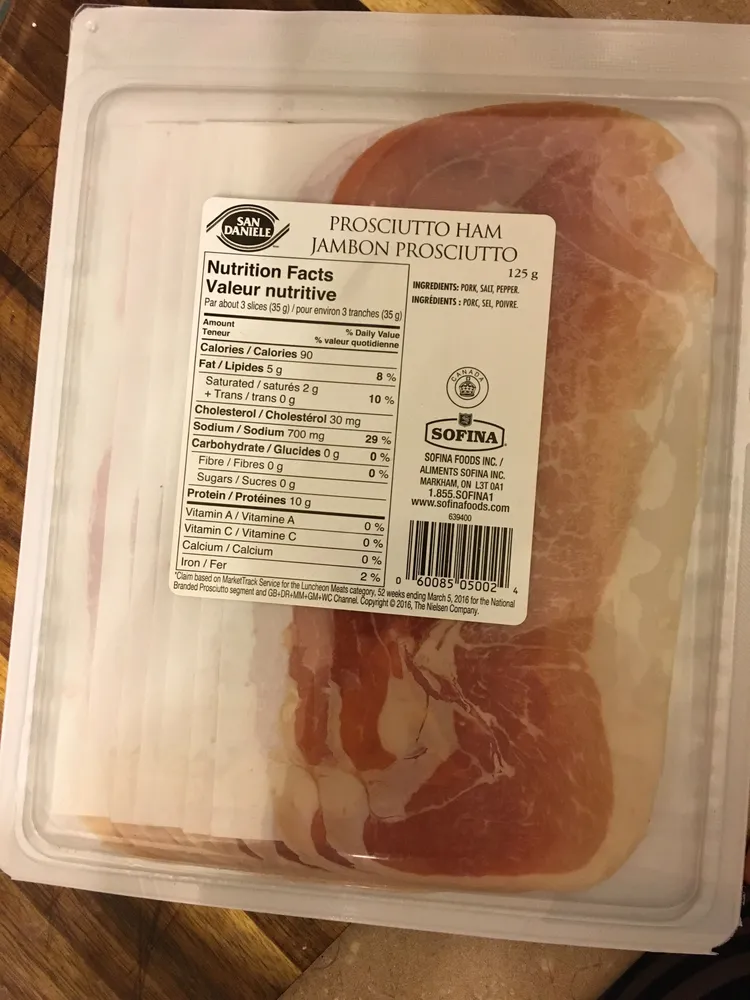 Jambon cru Prosciutto