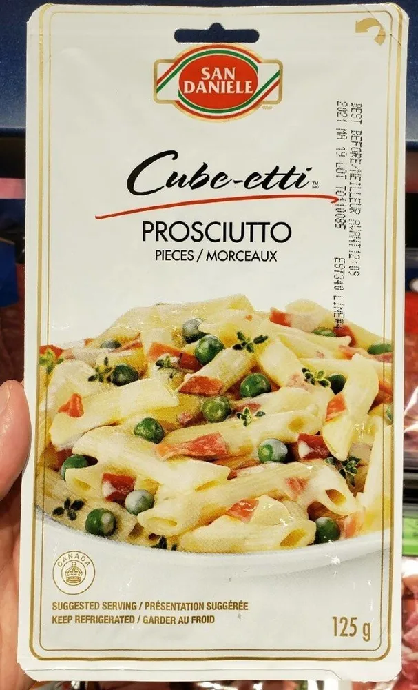 Procscuitto pieces/morceaux