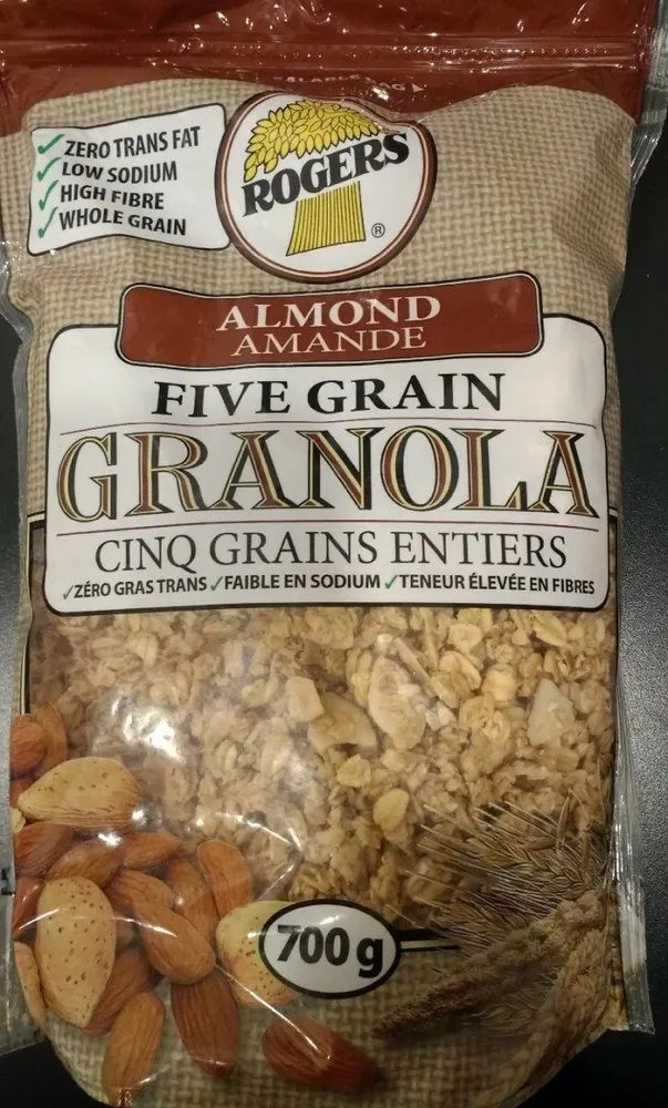 Almond five grain granola