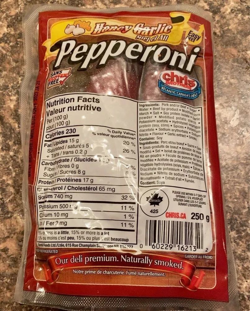 Honey Garlic Pepperoni