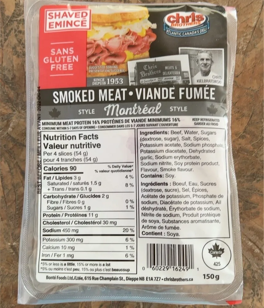 Viande fumée