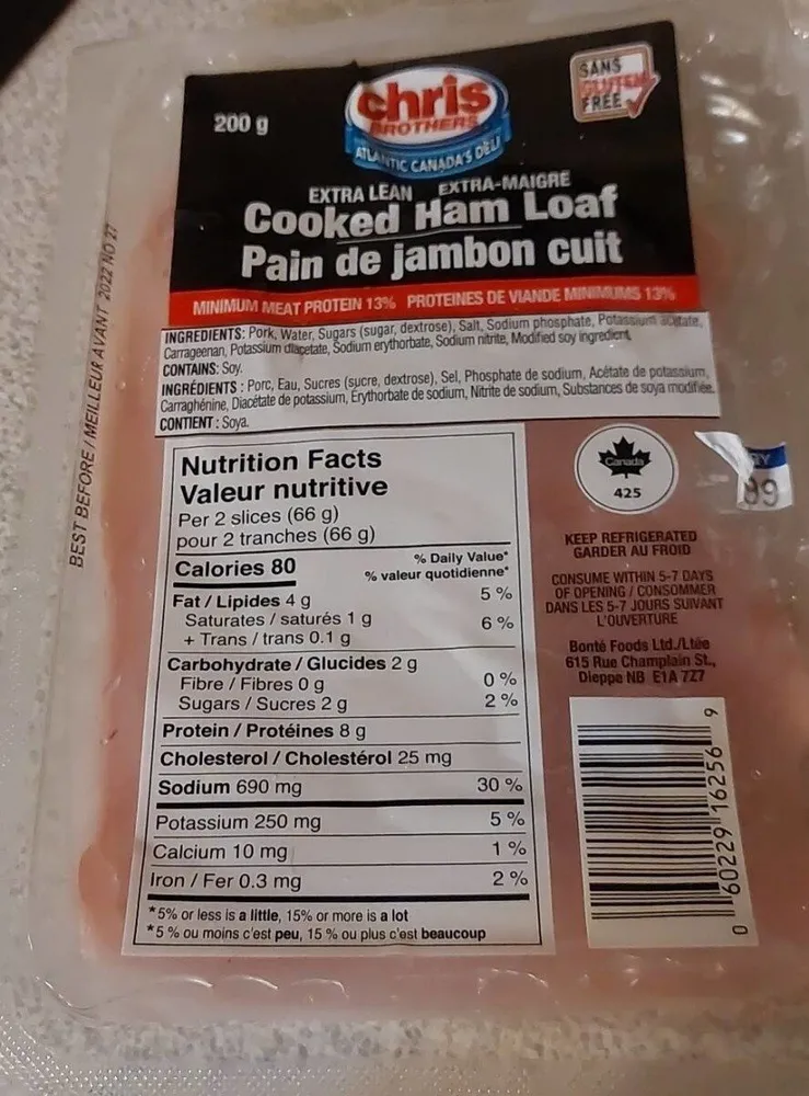 Cooked Ham Loaf