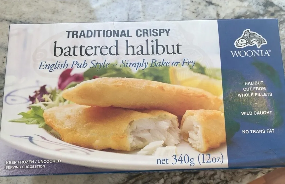 Traditional Crispy battered halibut