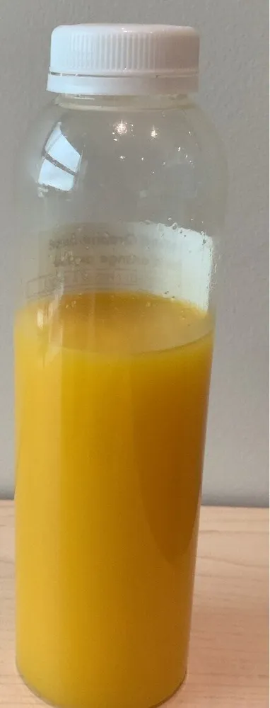 Jus d’orange pressé à froid