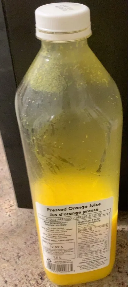 Pressed orange juice