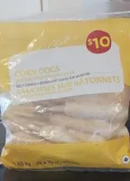 Saucisses sur bâtonnets enrobées de pâte