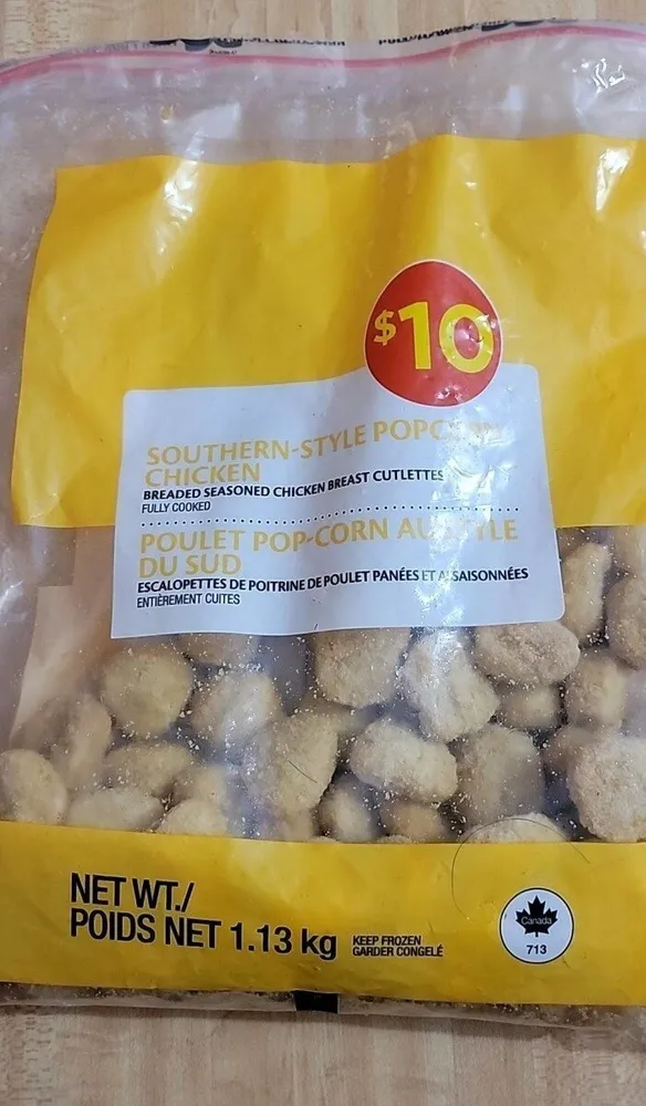 Poulet pop corn au style du sud