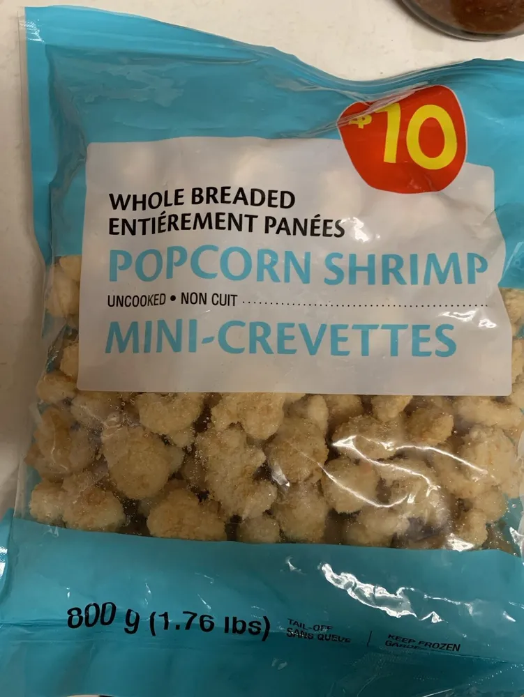 Entièrement panné mini-crevettes
