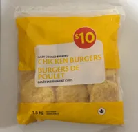 Fully Cooked Breaded Chicken Burgers
