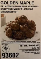 Fully Cooked Italian Meatballs