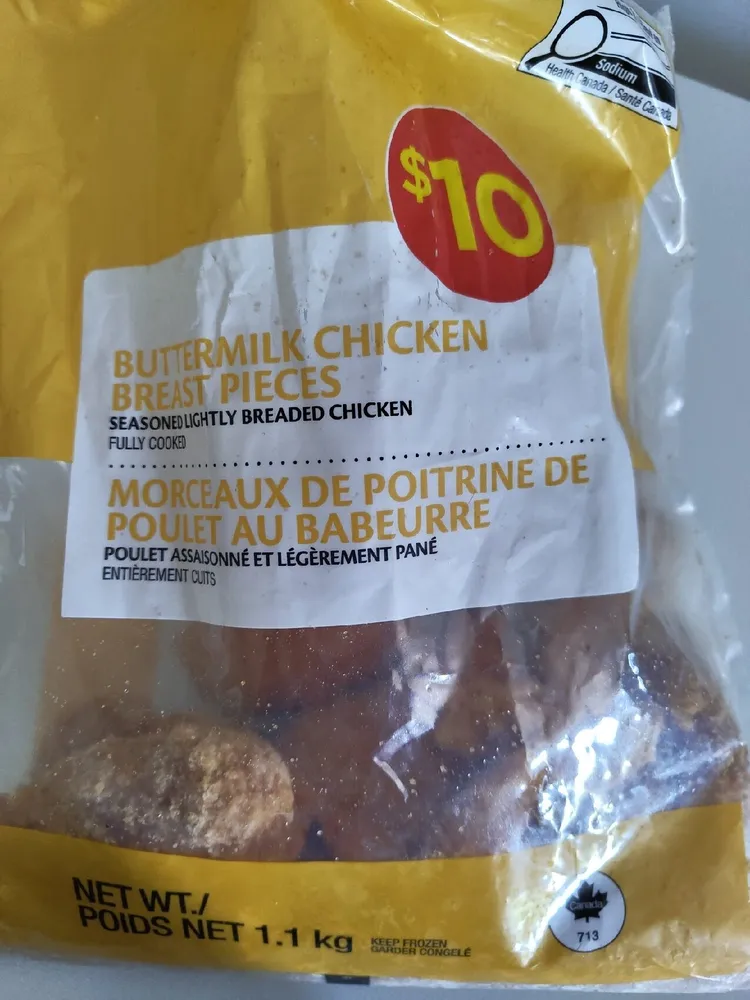 Seasoned Lightly Breaded Chicken