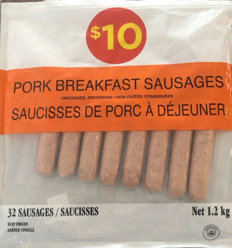 Prk Breakfast Sausages