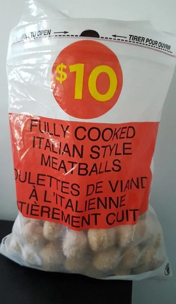 Boulettes de viande à l'italienne entièrement cuites