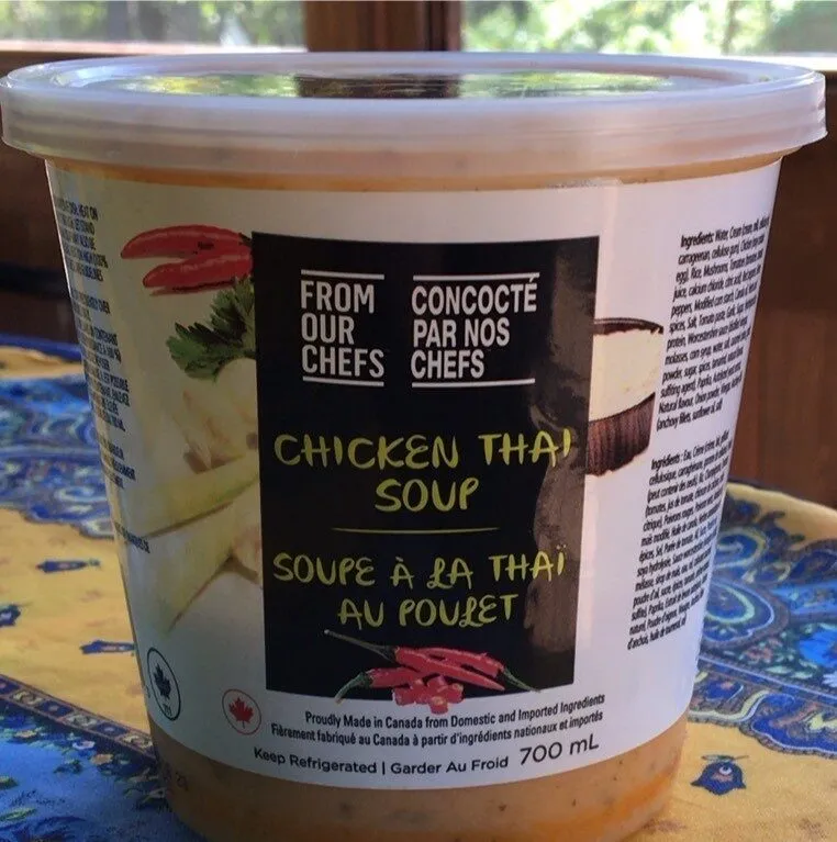 Soupe à la thaï au poulet