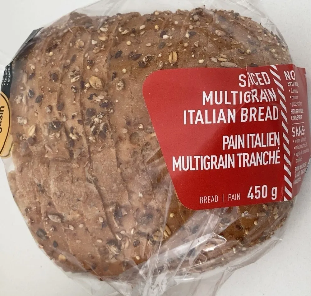 Sliced Multigrain Italian Bread