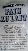 Pains au lait