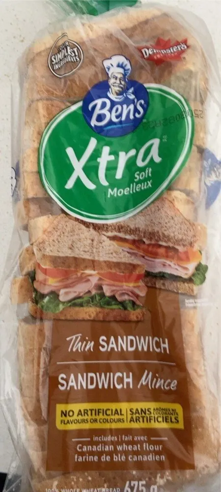 Ben’s extra soft bread