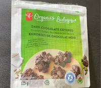 Bouchees de noix de cocos enrobées de chocolat noir
