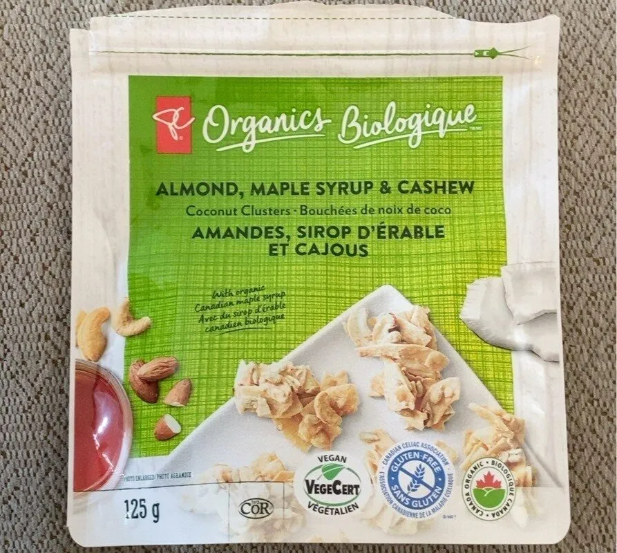 Almond, maple syrup & cashew